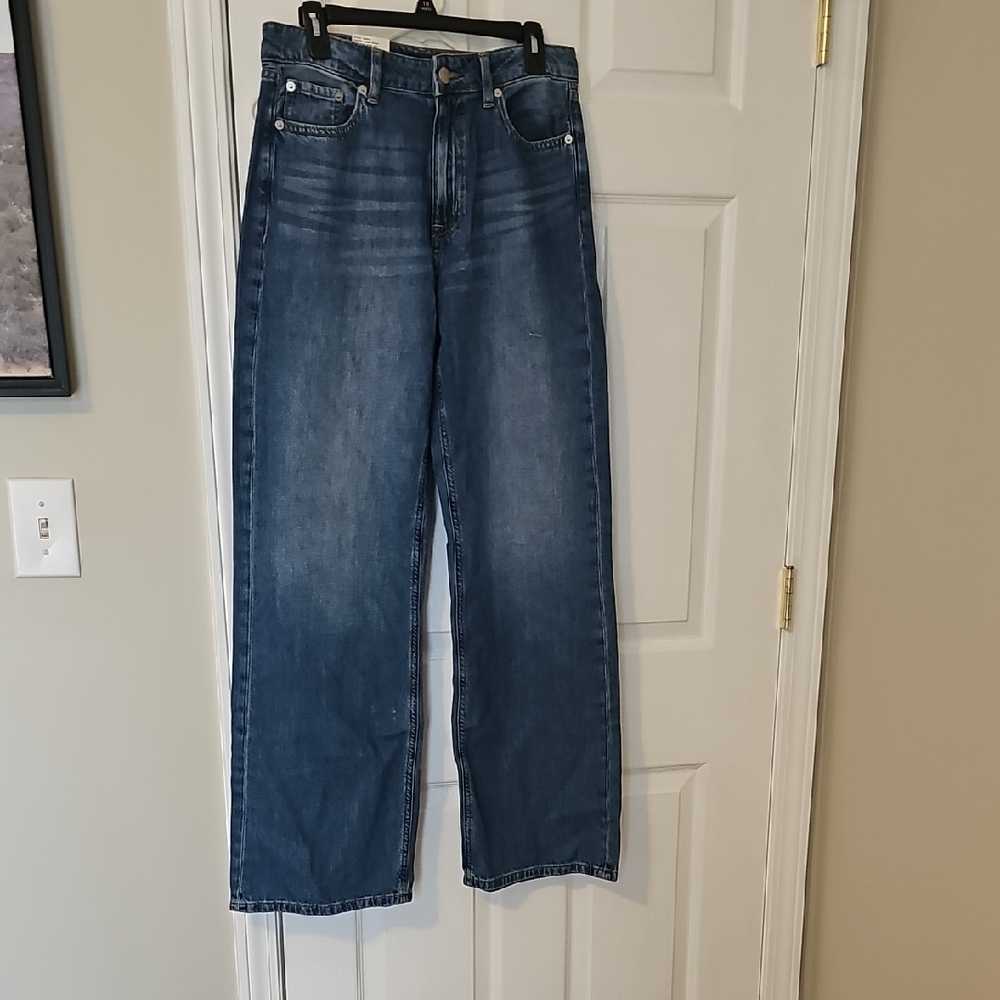 Stylish High Rise Blue Jeans for Women